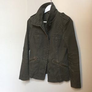 Olive Green Military Jacket, H&M, 4